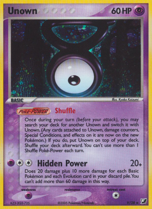 Unown V