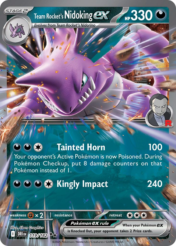 Team Rocket's Nidoking-ex