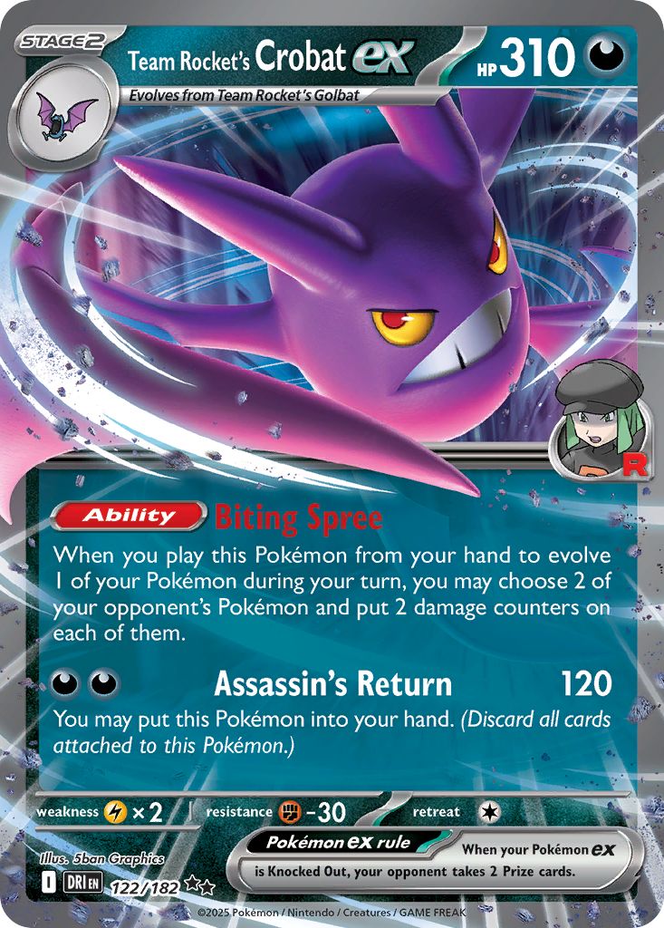 Team Rocket's Crobat-ex