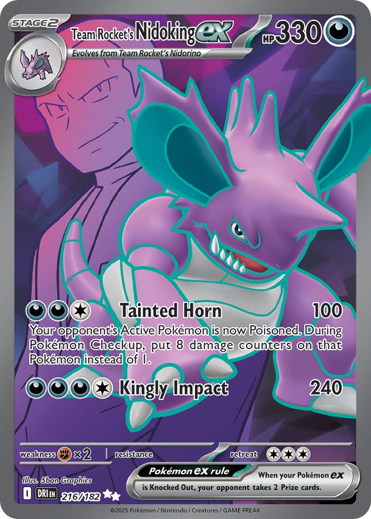 Team Rocket's Nidoking-ex