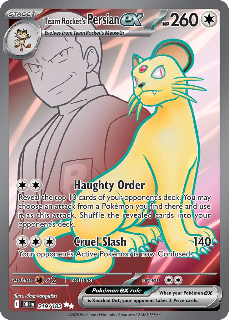 Team Rocket's Persian-ex