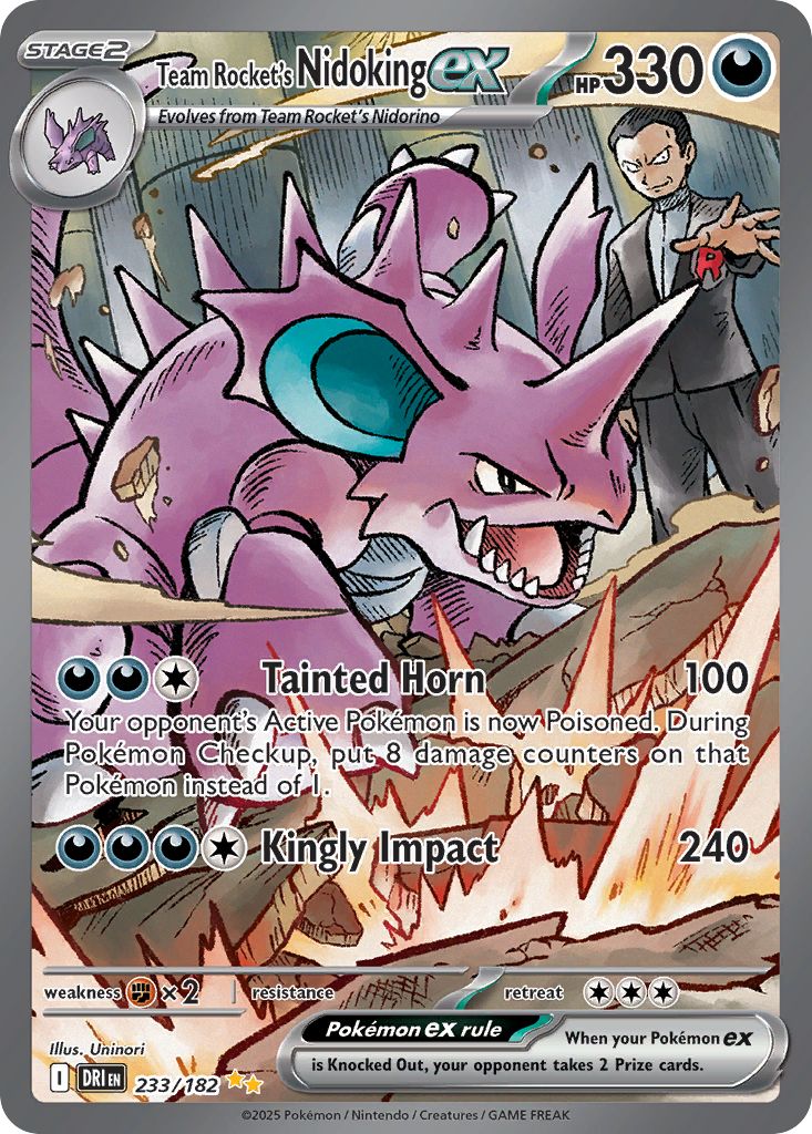Team Rocket's Nidoking-ex