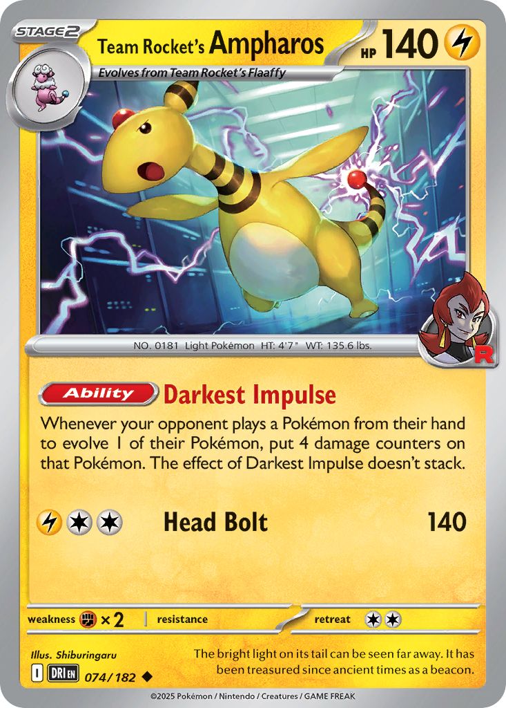 Team Rocket's Ampharos