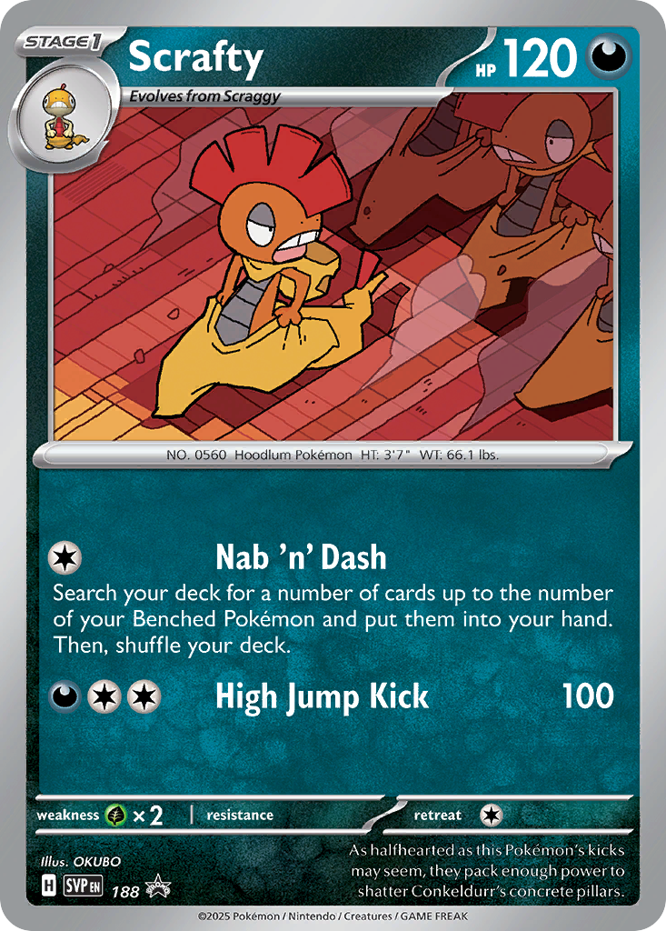 Scrafty [Cosmos Holofoil]
