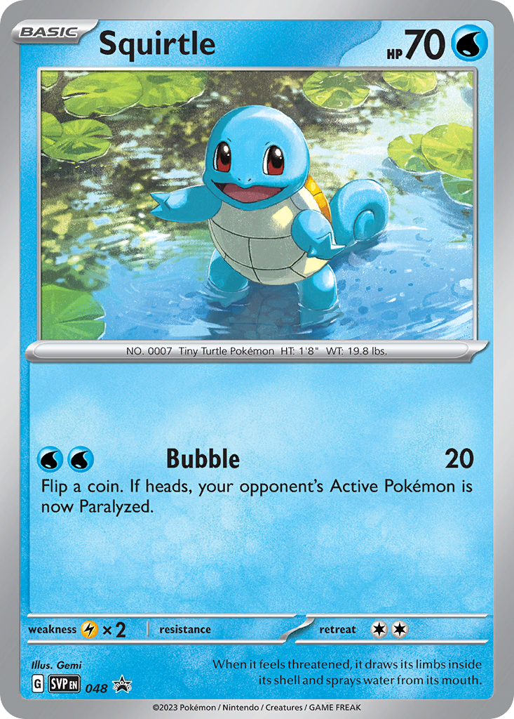 Squirtle [Cosmos Holofoil]