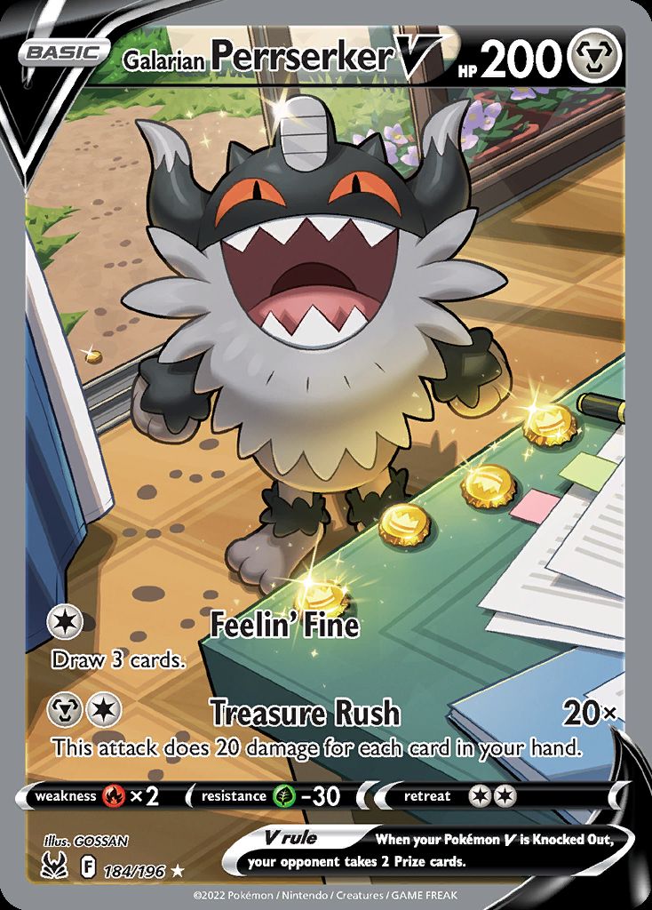 Galarian Perrserker-V