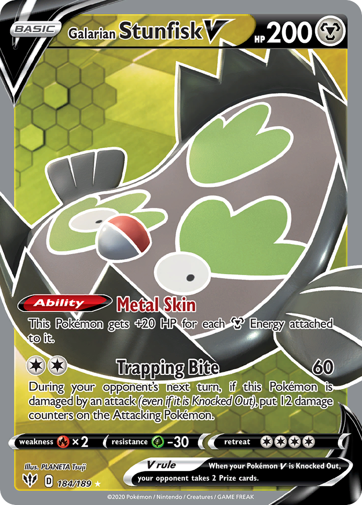 Galarian Stunfisk-V