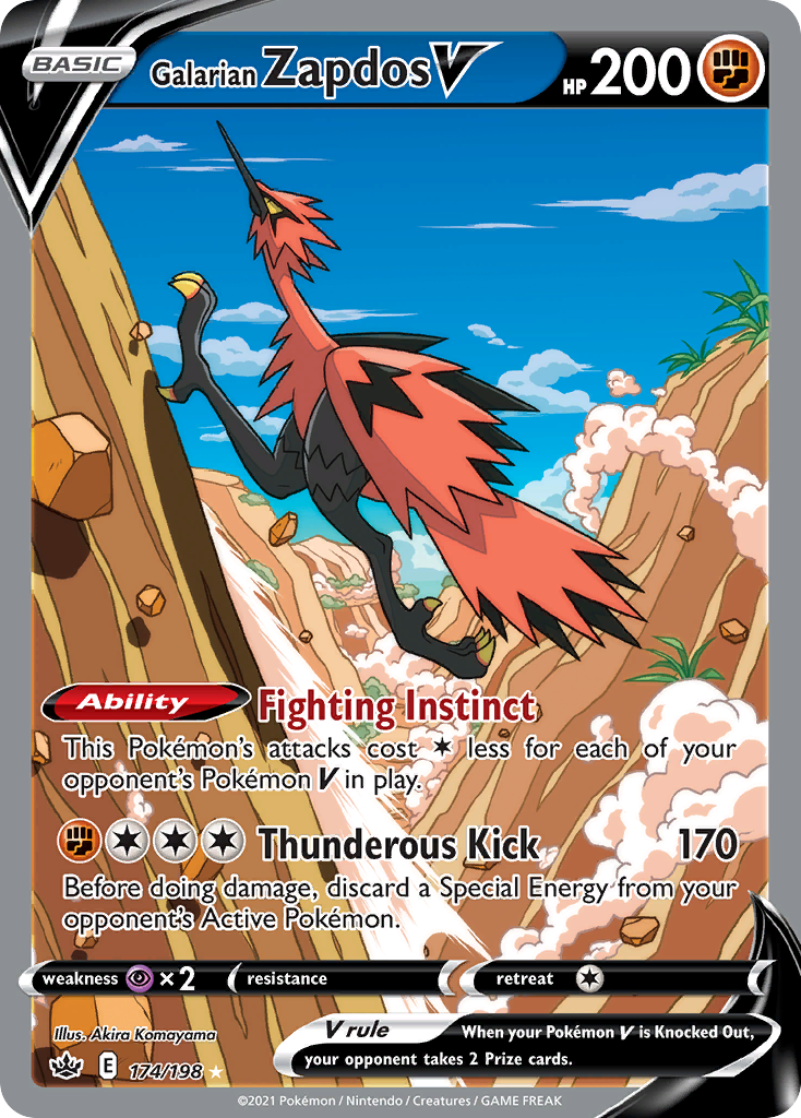 Galarian Zapdos-V