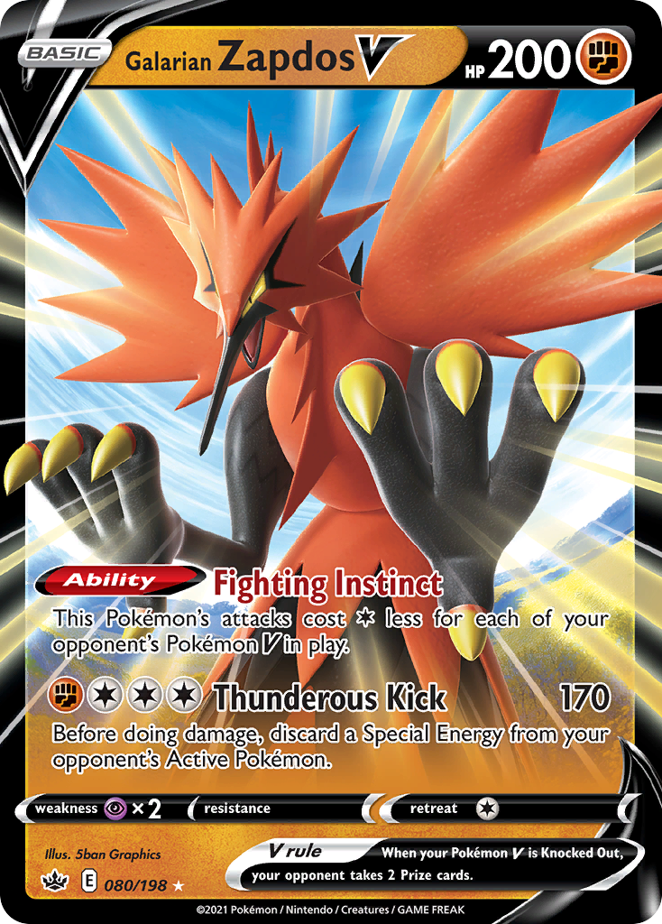 Galarian Zapdos-V