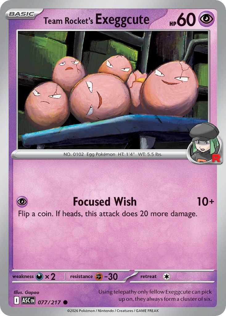 Team Rocket's Exeggcute