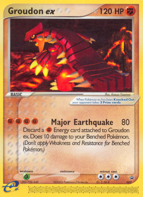 Groudon ex [No e-Reader Code]